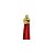 Pingente Tassel De Camurça 3 cm MF-46 Vermelho 12 Un - KIT - Imagem 1