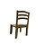 Cadeira Lisa Miniatura Porta Bonecas Personagens 15x8,5x8,5 MDF - Imagem 3