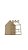 Quadro moldura em formato de casa - 027216 - Imagem 1