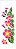 Stencil Opa 10x30 - Flores Prímulas - OPA 3462 - Imagem 1