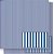 Papel Para Scrapbook Dupla Face 30,5 cm x 30,5 cm - SD-190 - Listras Azul Escuro - Imagem 3