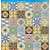 Papel Para Scrapbook Dupla Face 30,5 cm x 30,5 cm - SD-565 - Azulejos IV - Imagem 1