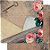 Papel Para Scrapbook Dupla Face 30,5 cm x 30,5 cm - SD-938 - Chave E Rosas Vintage - Imagem 1