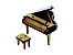 Miniatura Piano de Cauda Com Banco M1082 - Imagem 2