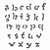 Stencil 14×14 Simples – Alfabeto V – OPA 977 - Imagem 1