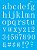 Stencil 15×20 Simples – Alfabeto Reto Minusculo – OPA 2496 - Imagem 2