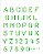 Stencil 20×25 Simples – Alfabeto Simples OPA 477 - Imagem 1
