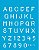 Stencil 20×25 Simples – Alfabeto Simples OPA 477 - Imagem 2