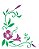 Stencil 20×25 Simples – Cantoneira Mandevilla – OPA 2264 - Imagem 1