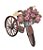 APM8-1068 - Aplique Litoarte Em Papel E MDF - Bicicleta Com Rosas - Imagem 1