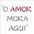 Stencil 14×14 Simples – Frase O Amor Mora Aqui – OPA 2688 - Imagem 1
