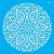 Stencil 30,5X30,5 Simples – Mandala Renda III – OPA 2731 - 50% - Imagem 2