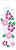Stencil 10×30 Simples – Flores Arabesco II – OPA 1134 - Imagem 1