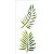 Stencil 10×30 Simples – Folhas de Palmeira – OPA 2569 - Imagem 1