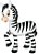 APM4-260- Aplique Litoarte Em Papel E MDF - Zebras - Imagem 3