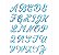 Stencil 20X25 Simples – Alfabeto Maiusculo OPA 1398 - Imagem 1