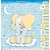 Papel Para Scrapbook Dupla Face 30,5 cm x 30,5 cm – Bebê Elefante Fundo Azul/Listras SD-812 - Imagem 3