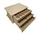 Comoda Lisa MDF Com 3 Gavetas MDF - Imagem 2