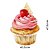APM8-1176 - Aplique Em Papel E MDF - Cupcake Rosa - Imagem 2
