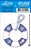 APM8-217 - Aplique Em Papel E MDF - Bóia Azul E Branca Com Desenhos - Imagem 2