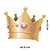 APM8-894 - Aplique Em Papel E MDF - Coroa De Princesa - Imagem 1