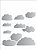 Stencil 15X20 Simples Nuvens - Opa 746 - Imagem 1