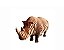 Rinoceronte 3D Laser Em MDF 100% Qualidade Decoração - Imagem 1