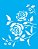 Stencil 32×42 Simples – Flores Roseira – OPA 1422 - Imagem 2