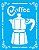 Stencil 20X25 Simples Coffee - Opa 2180 - Imagem 1