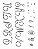 Stencil 32X42 Alfabeto Cursivo Maiúsculo II - OPA 3070 - 50% - Imagem 1