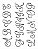 Stencil 32x42 Alfabeto Cursivo Maiúsculo I - Opa 3069 - 50% - Imagem 1