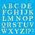 Stencil 30,5X30,5 – Alfabeto Reto Maiúsculo - OPA 2516 - Imagem 2