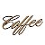 Aplique Laser MDF Coffee 16,5CM - 028701 - Imagem 1