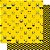 Papel Para Scrapbook Dupla Face 30,5 Cm X 30,5 Cm - SD-764 - Carinhas Amarelas - Imagem 1