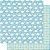 Papel Para Scrapbook Dupla Face 30,5 Cm X 30,5 Cm - SD-815 - Nuvem Azul E Estrelas - Imagem 1