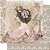 Papel Para Scrapbook Dupla Face 30,5 cm x 30,5 cm - SD-947 - Dama E Flores - Imagem 1