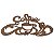 APLIQUE LASER MDF COFFEE E XICARA COM ARABESCO 30CM - 082400 - Imagem 1