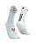 Meia de Compressão para Corrida Compressport V4 Branca - Cano Médio - Imagem 1