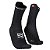 Meia de Compressão para Trilha Compressport V4 - Cano Médio Full Black - Imagem 1