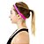 Faixa de Cabelo Hupi Kit com 03 - Pink Roxo Branco - Imagem 5