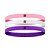 Faixa de Cabelo Hupi Kit com 03 - Rosa Branco Roxo - Imagem 1