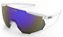 Óculos de Sol Hupi Aspen - Armação Cristal Lente Roxo Espelhado - Imagem 1