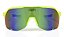 Óculos de Sol Hupi Huez Amarelo Neon/Cinza - Lente Azul Espelhado - Imagem 3