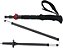Bastões de Caminhada Camp Carbon Mix - Par - Dobrável ajustável 110-130cm - Imagem 1