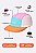Boné Hupi Five Panel Supreme Air - Laranja/Turquesa/Rosa - Imagem 9