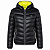 Jaqueta Puffer Double Patagônia Kailash Dupla Face - Feminina Preta/Verde Limão - Imagem 1