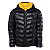 Jaqueta Puffer Double Patagônia Kailash Dupla Face - Masculina Preta/Verde Limão - Imagem 1
