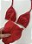 Biquíni Cortininha Vermelho Calcinha Tira Fixa - Imagem 2