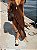 Vestido Longa Capri Marrom - Imagem 3