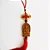 Talismã Nó Chinês Vermelho Buda de Madeira para Boa Sorte, Proteção e Riqueza - Imagem 3